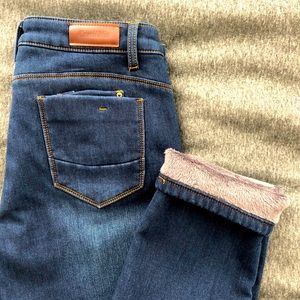 Fleece Lined Skinny Jeans